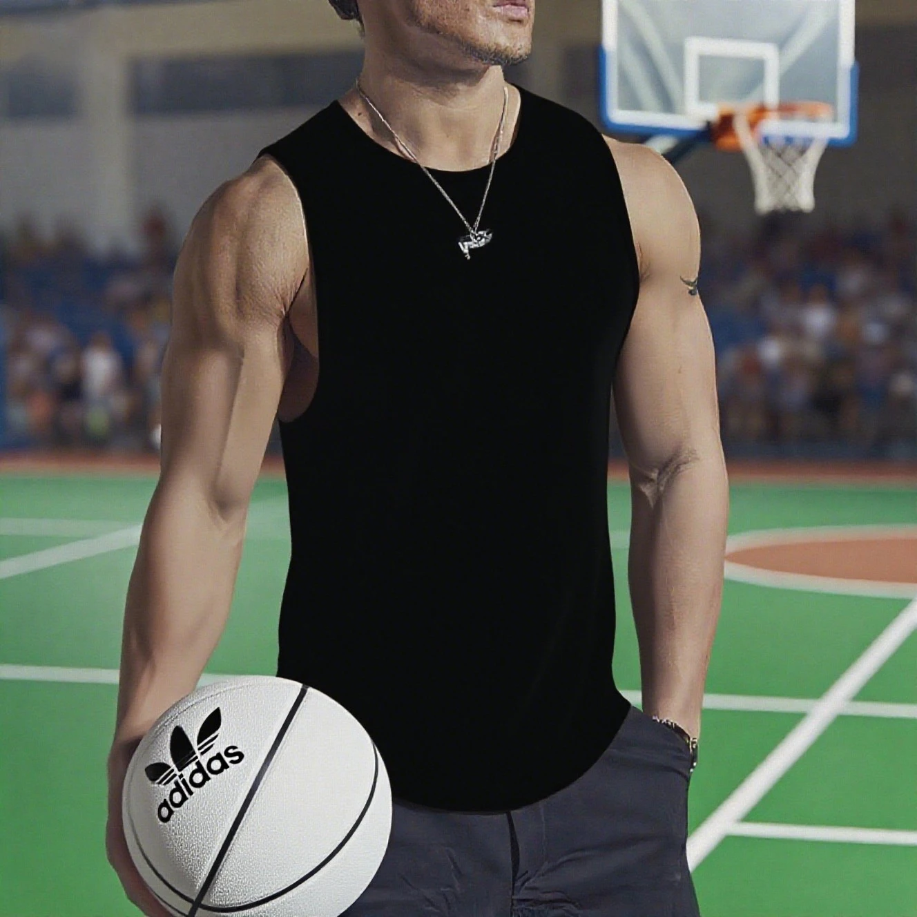 ตัวเลือกสินค้า Men's Quick Dry Gym Tank Top - Lightweight & Breathable