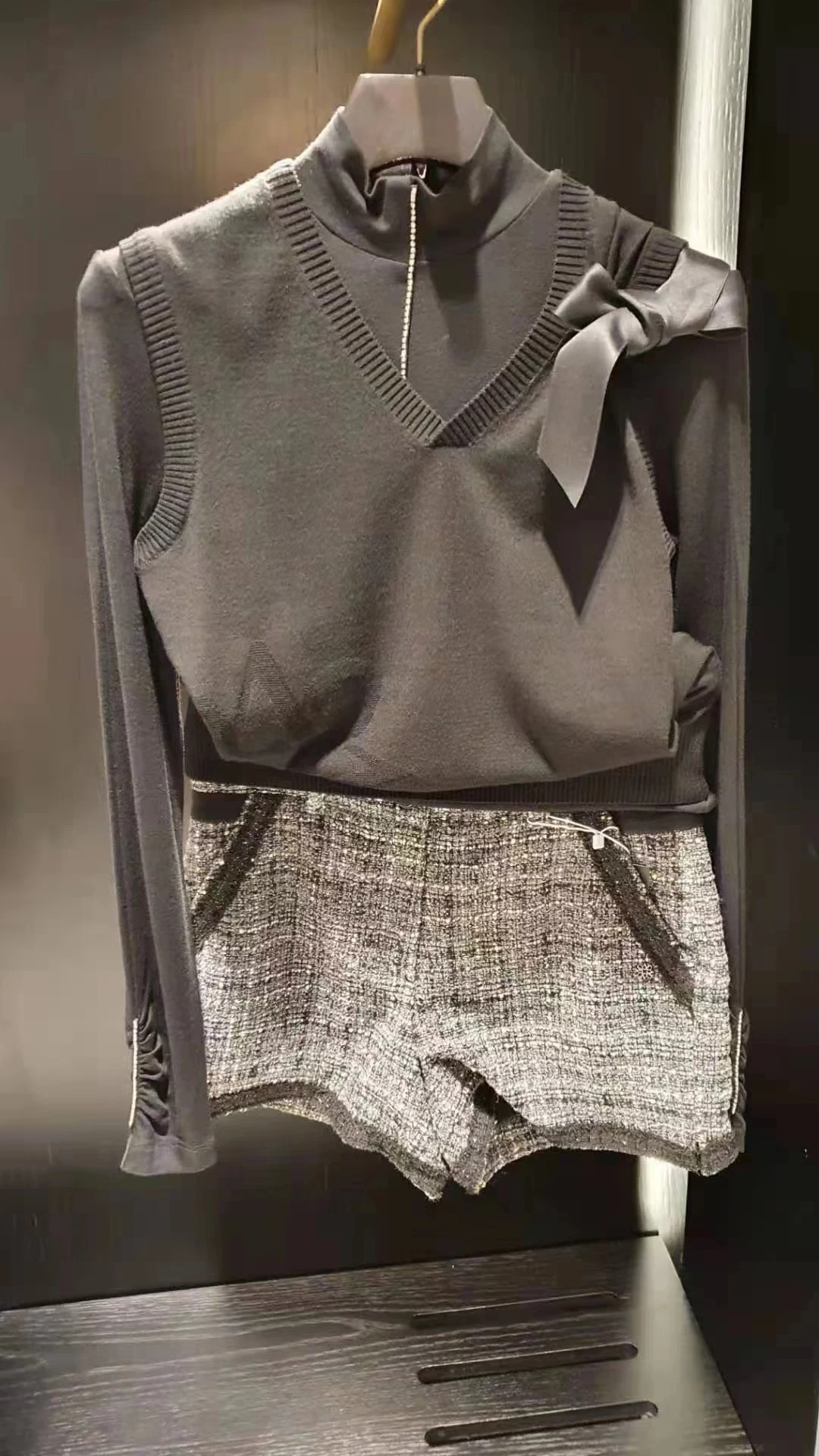 Sale spring autumn stand up collar basic long sleeves crystal shirt for women elegant ladies casual wear stretch layer high