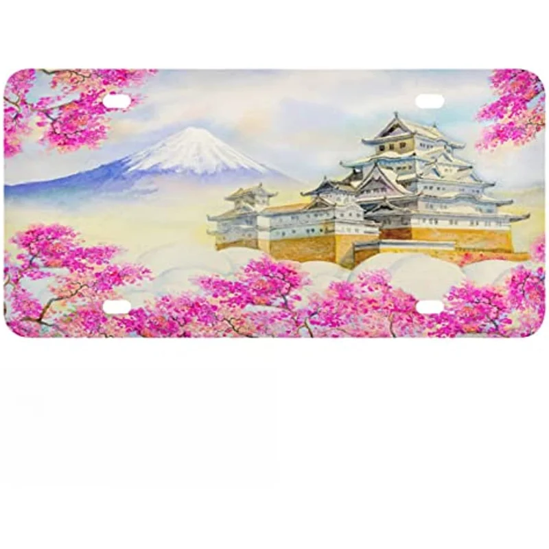 

Japanese License Plate Vanity License Plates for Front of Car Aluminum Novelty Metal Car Plate Wall Decoration Metal Wall Sign