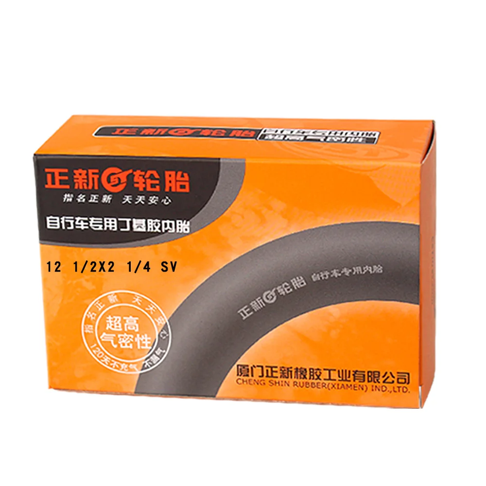 CST-Bicycle Inner Tube, Folding Bike Tire, Children's Cycling Inner Tube, BMX, 12x1/2x1.75x2-1/4 AV, 12*1/2*2 1/4