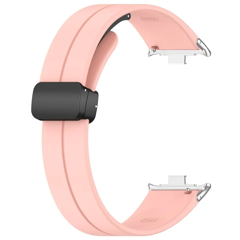 Silicone Magnetic Strap Loop Bracelet for Smartwatch Wristbands