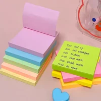 100 Sheets Color Post-it Notes Sticky Notes Pads Posits Stickers Posted It Memo Notepad School Office Student Message Stickers 1