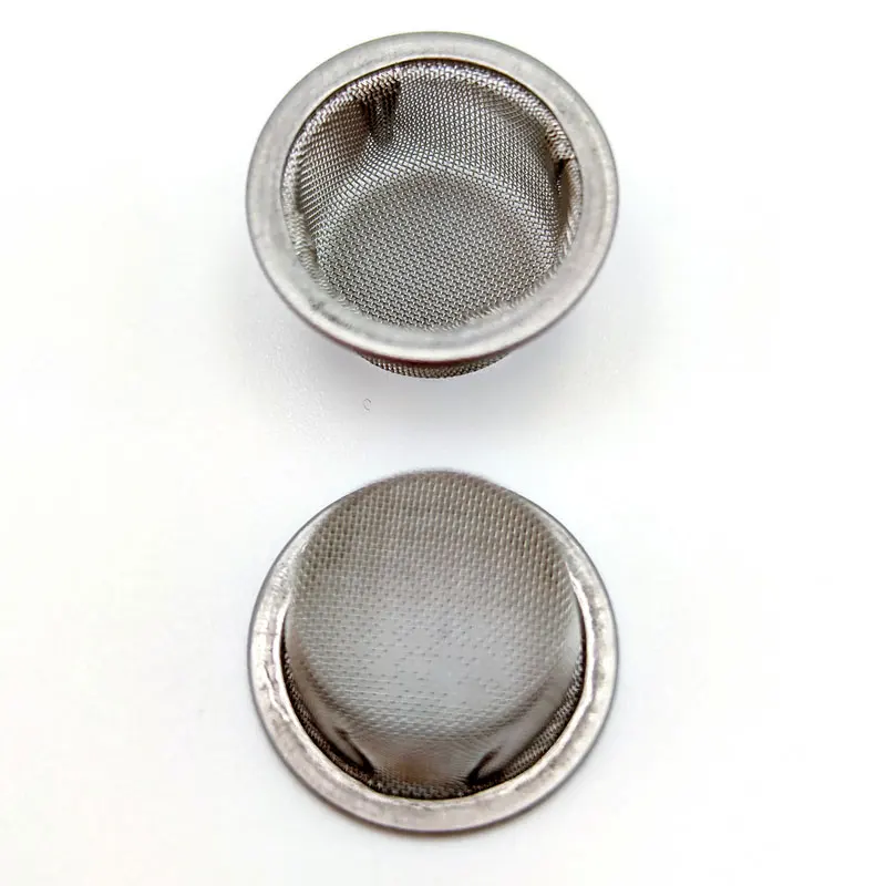 0.5/1 Inch Screen Filters Metal Bowl Tobacco Smoking Pipe Domed Rimmed Mesh Replaceable tobacco pipe smoking pipe filters