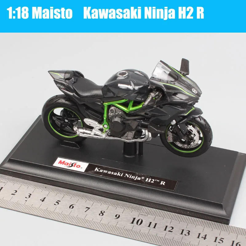 1/18サイズ Maisto 1/18 Scale Kawasaki Ninja ZX9R ZX10R ZX12R H2R KLR