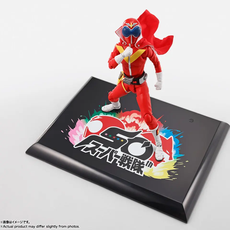 오리지널 SHF 신코쵸우 액션 피규어 세이호 히미츠 센타이 고렌저 아카레nger 슈퍼 센타이 50주년 기념 버전 모형 장난감