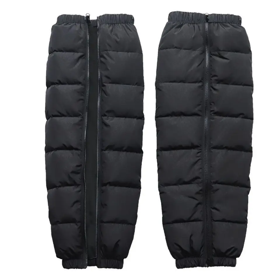 Down Cotton Men and Women Thickened Knee Pads Electric Motorcycle Outdoor Winter Leggings Windproof,Rainproof and Cold-proof