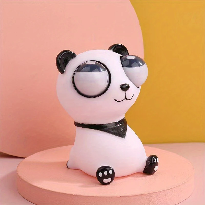 

Explosive Eyes Panda Staring Eyes Squeezing Music Children's Release Funny Trick Magic Tool Adult Decompression Toy