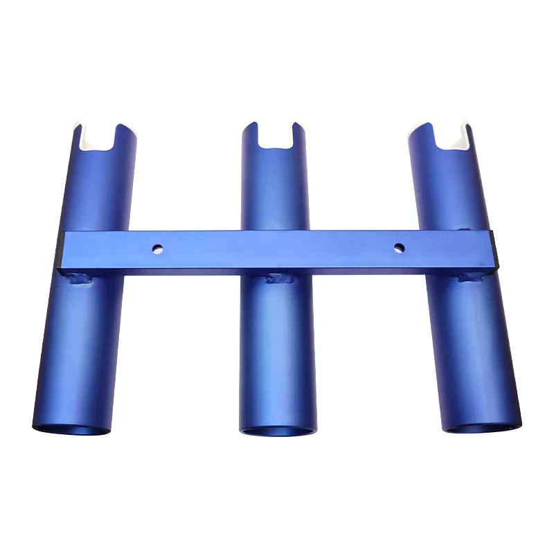 Aluminium 4 Link 3 Tube Fishing Rod Holder For Marine Boat Yacht RV