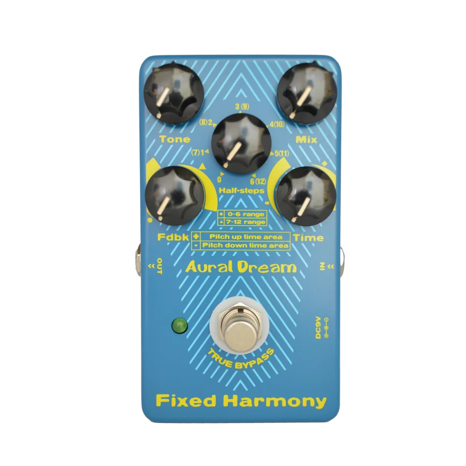 Aural Dream Fixed Harmony Guitar Pedal Uses 24 Semitone Forming