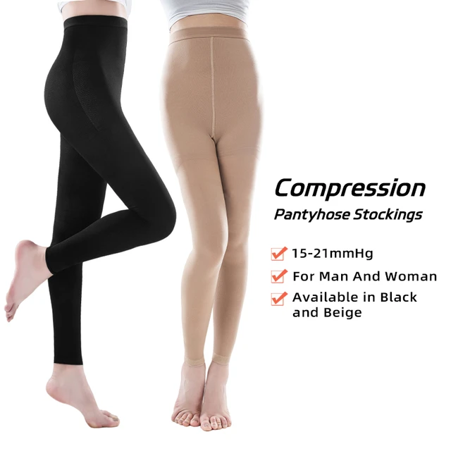 Hh Medical Compression Pantyhose Stockings for Varicose Veins 15-21mmHg  Graduated Pressure Tights Class 1 Footless Stocking - AliExpress