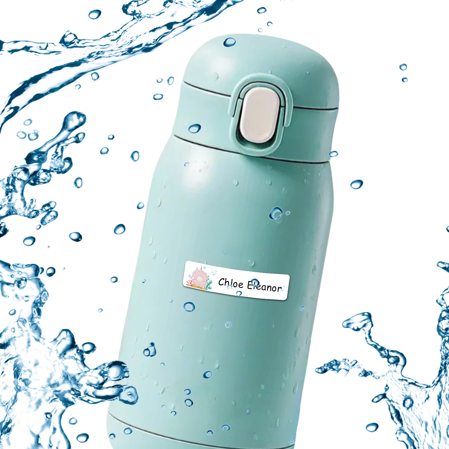 80/160/240개 개인 맞춤형 이름 스티커 방수 라벨 어린이 교사 부모 학교 어린이집 - 머슬