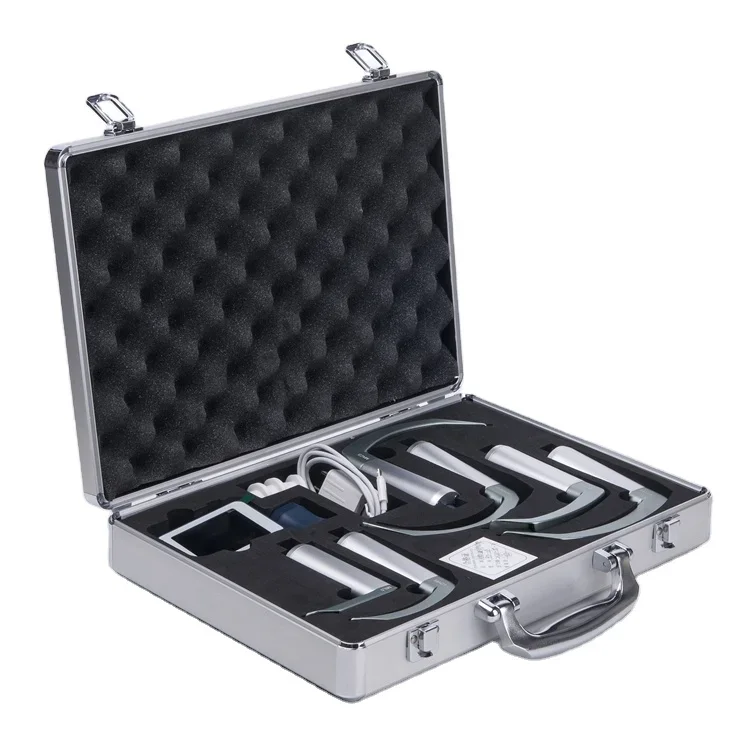 

Best quality Besdata laryngoscope set CE Stainless Blade Reusable Video laryngoscope for Intubation