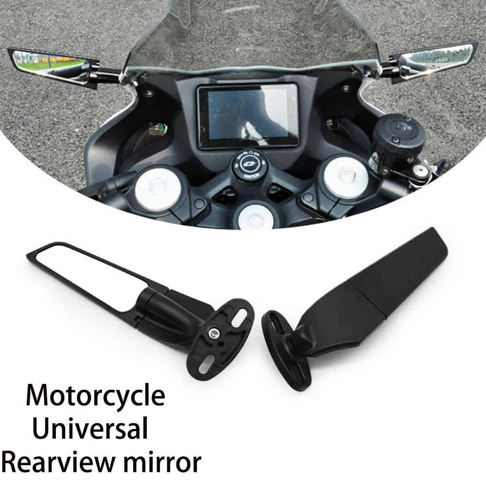 

Motorcycle Mirrors Modified Wind Wing Adjustable Rotating Rearview Mirror for Honda CBR1000RR CBR600RR CBR 250R 300R 400RR 500R