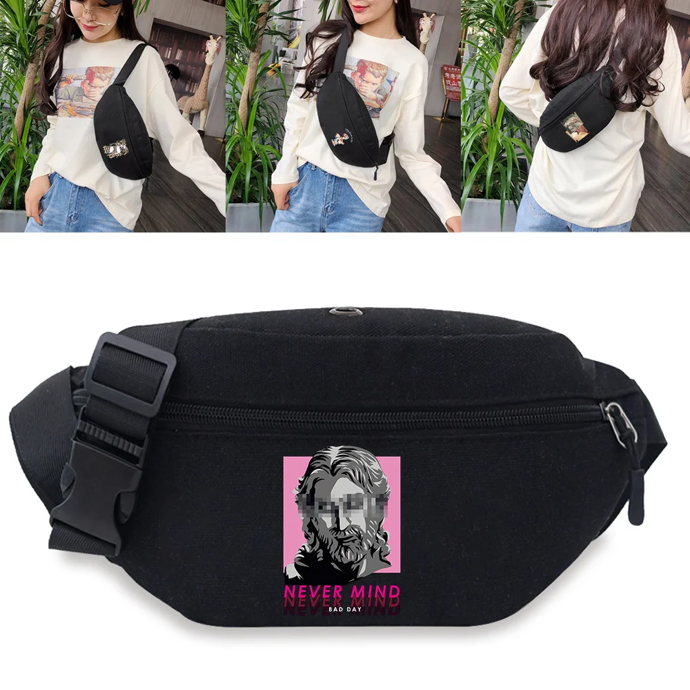 

Women Waist Bag Fanny Pack Zipper Sculpture Print Banana Chest Bag Money Pouch Travel Shoulder Purse Belly Pocket Hip Bum Bag