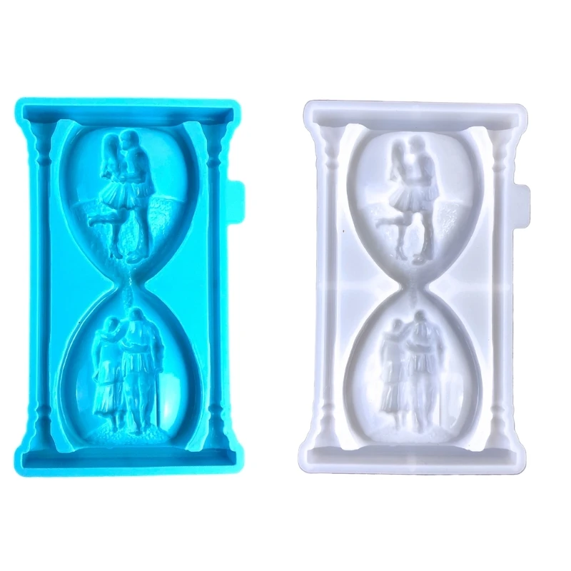 

Heart Shaped Hourglass Mould Silicone Casting Mold for DIY Jewelry Making Crystal Droplet Decorations Making Tools 124A