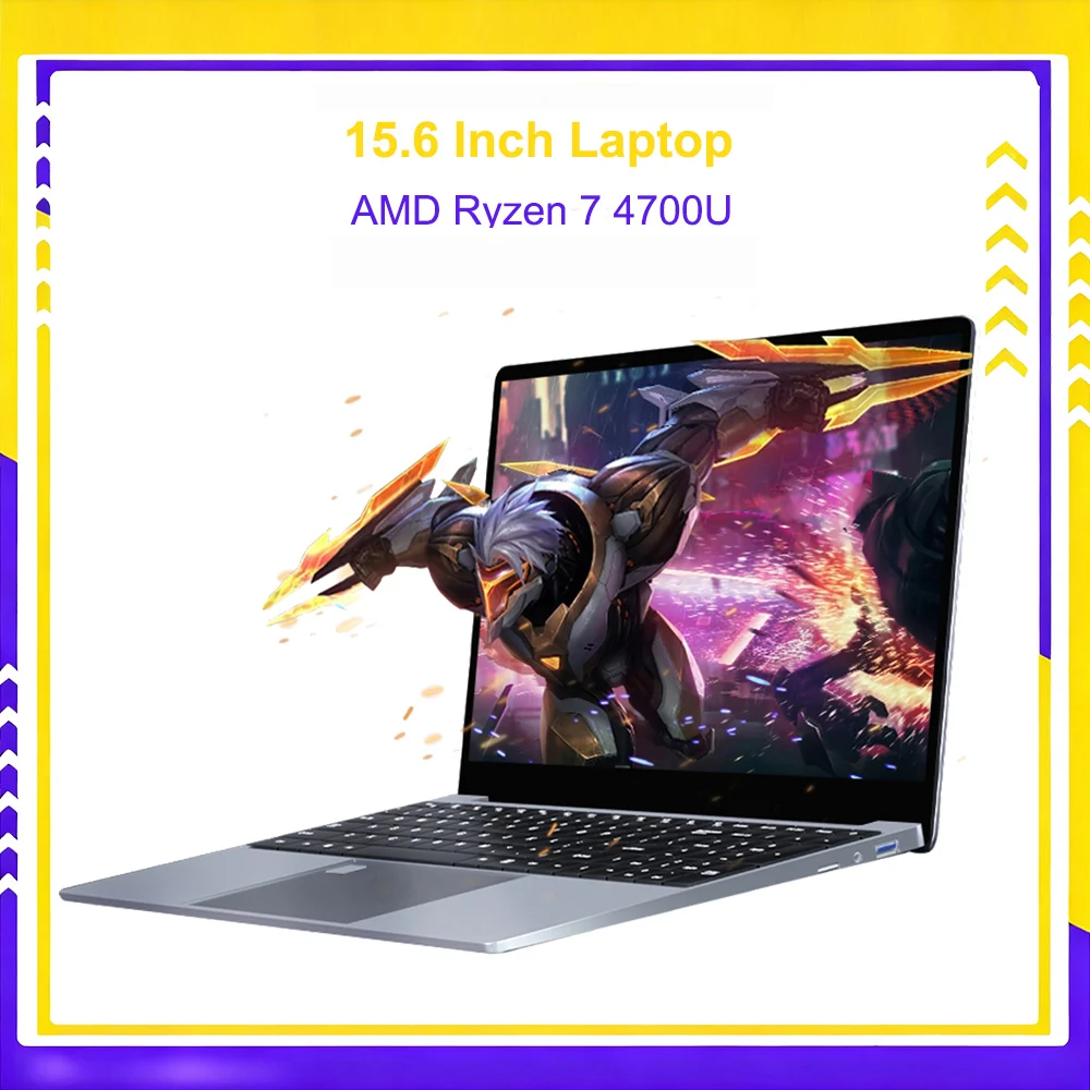 15.6 Inch Laptop Gaming Notebook AMD Ryzen 7 4700U Backlit