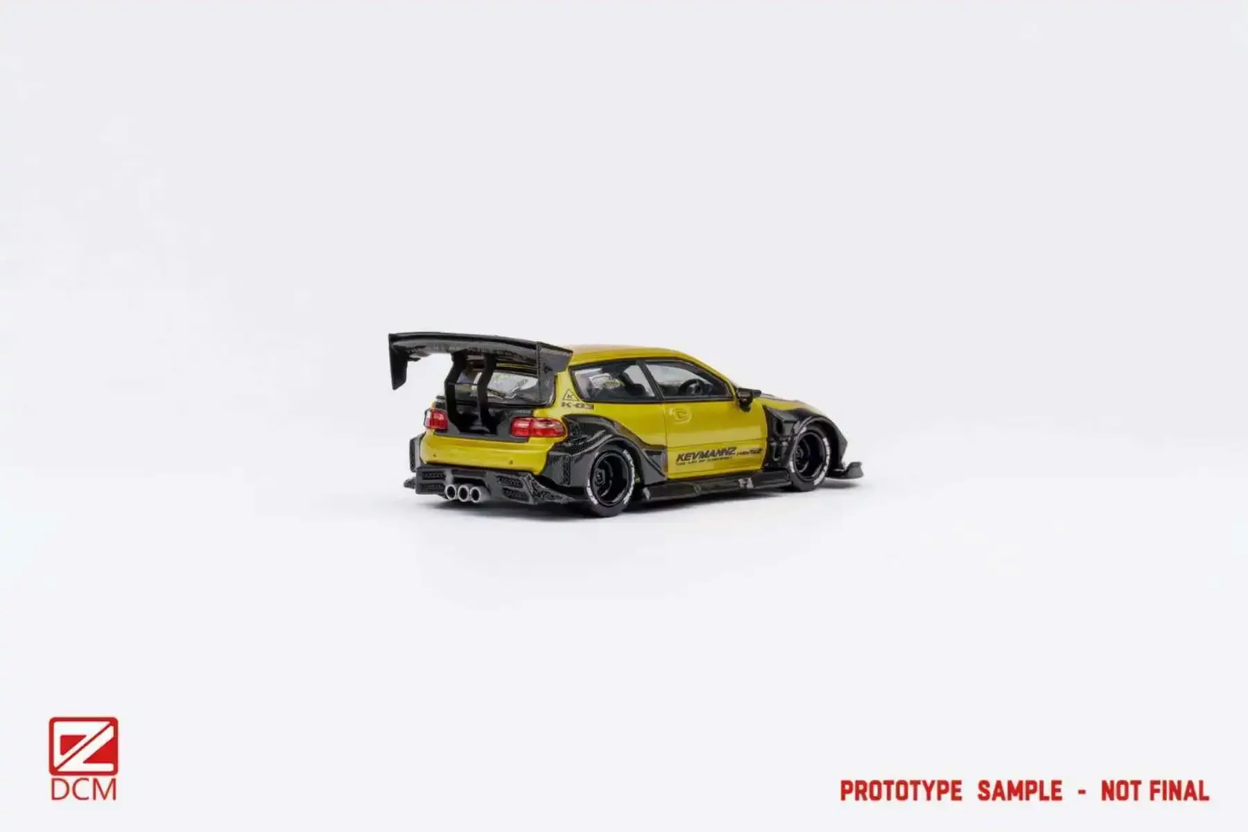 DCM ホンダ Kevmanz GT シビック 改造 EG Long tail DCM シビック 改造 EG B/Gold+Carbon Long tail - メルカリ