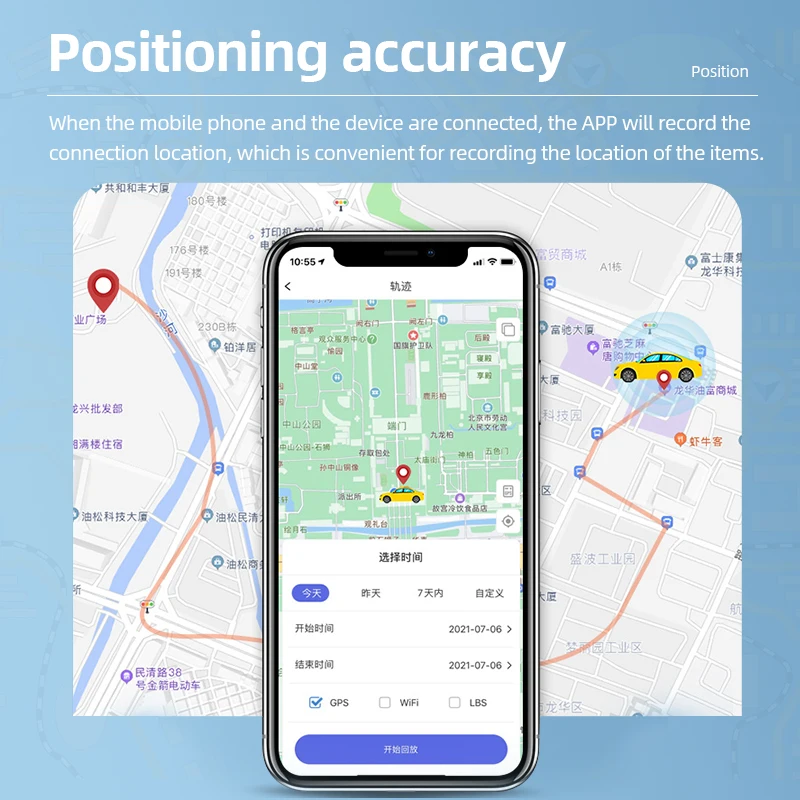 Mini Tracking Device Tracking Air Tag Key Child Finder Pet Tracker Location Smart Bluetooth Tracker Car Pet Vehicle lost tracker