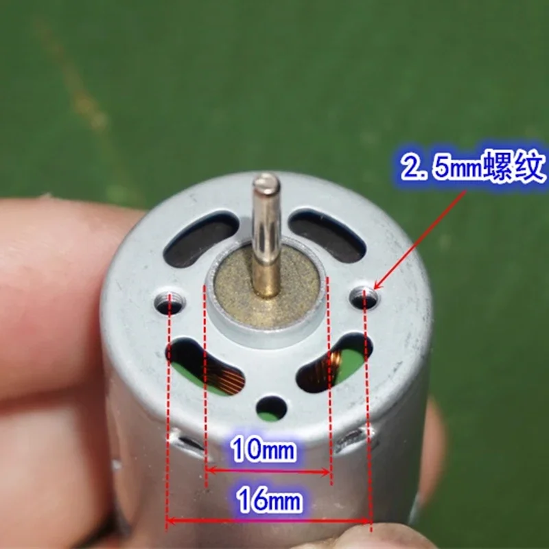 마부치 RS-380SH-4045 미니 고속 전기 모터 26000RPM 카본 브러시 DC 6V-12V 마이크로 28mm 취미용 장난감용