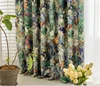 Blackout Heat Insulation Sun Protection New Chinese Oil Painting Style Curtain Retro Pastoral Flower Living Room and Bedroom 5
