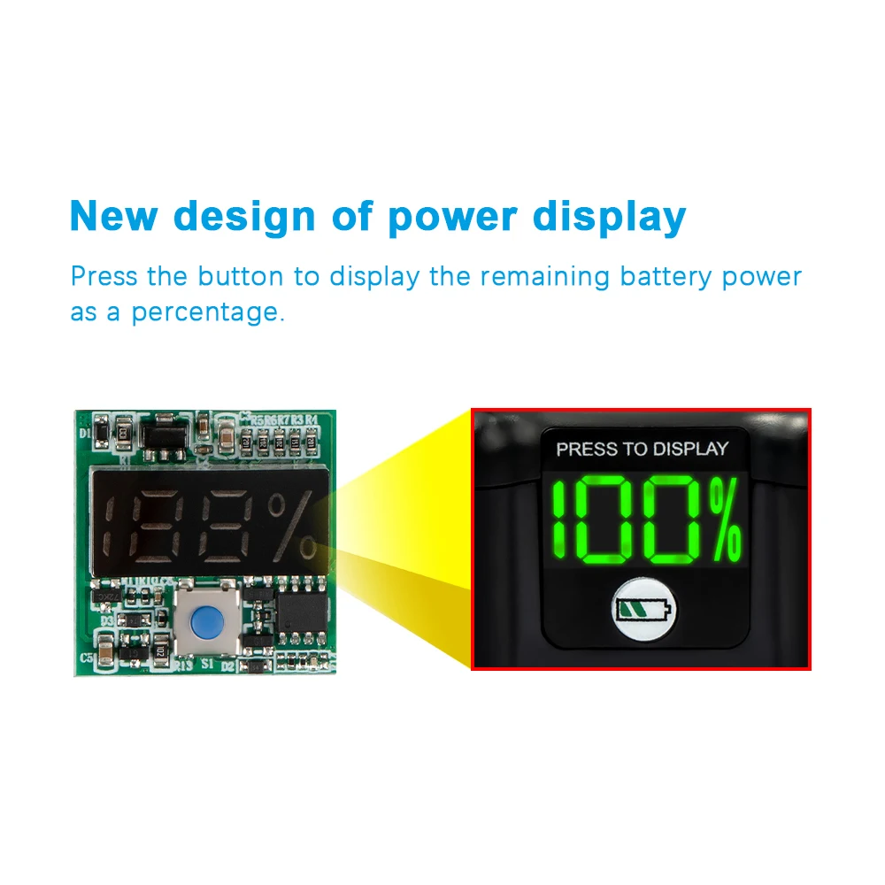 배터리 케이스 Makita 18V 3.0Ah 6.0Ah BL1840 1860 1850 쉘 박스, BMS PCB 보드 충전 보호 LED 디지털 BL1830