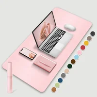 1 Pcs Large Size 60*30mm Office Desk Protector Mat PU Leather Waterproof Mouse Pad Desktop Keyboard Desk Pad Gaming Mousepad