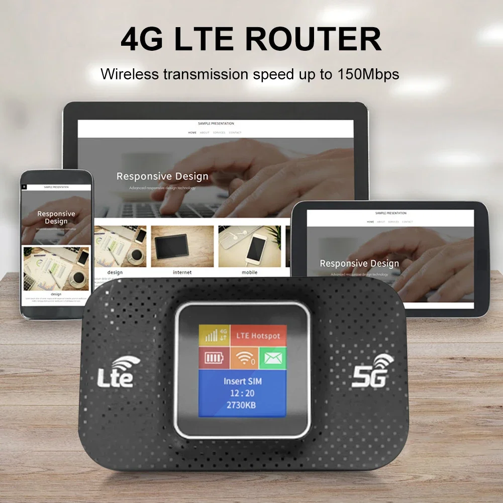 4G Lte WIFI Router Wireless Portable Router 3650mAh Sim Card Slot Unlock Modem Mini Outdoor Hotspot Pocket WIFI Router for Car