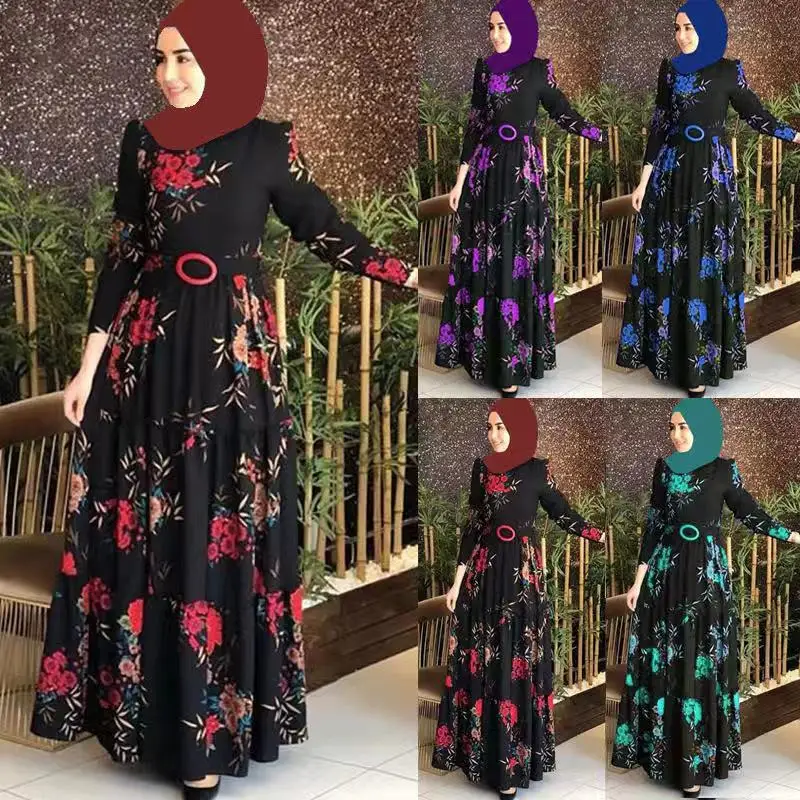 

Арабский исламский Дубай Кафтан Макси платье Абая Ближний Восток мусульманский кафтан марокканский кафтан Рамадан женские платья