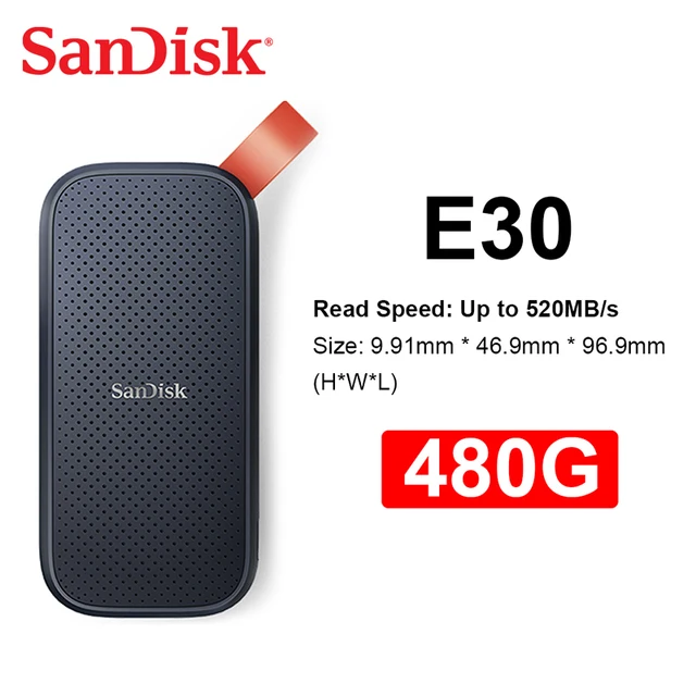 100 Original SanDisk Portable External SSD Hard Drive 2TB 1TB 500GB