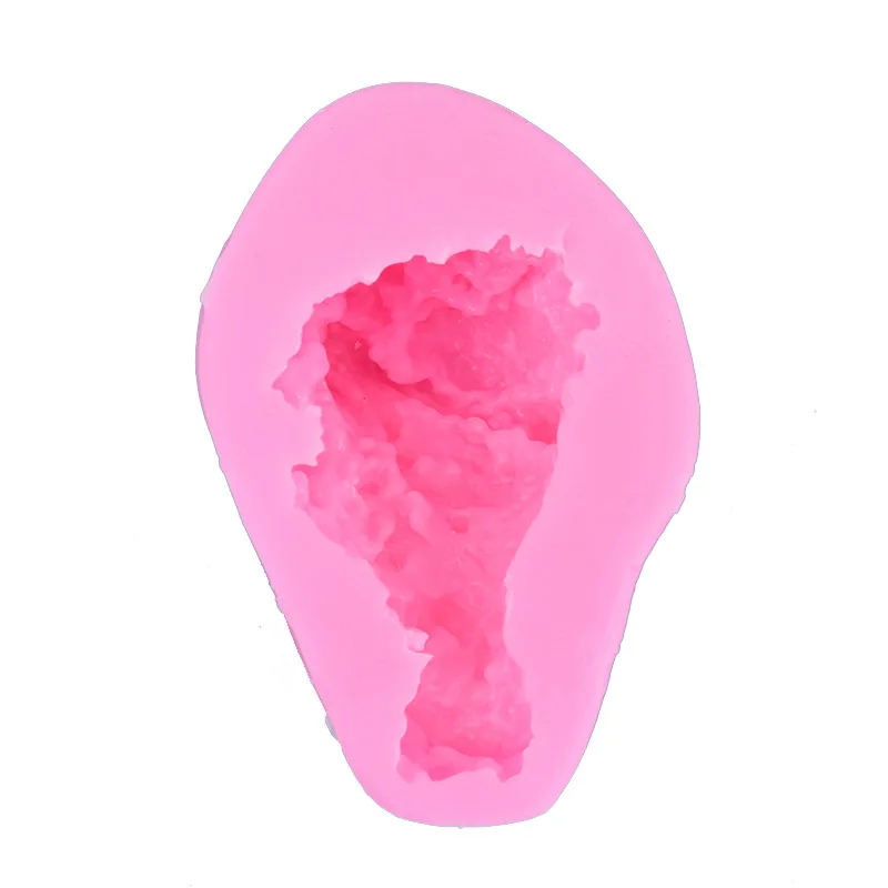 New Fried Chicken Leg Silicone Mold Mousse Cake Baking Chocolate Aromatherapy Candle Mold DIY Handmade Soap Spot