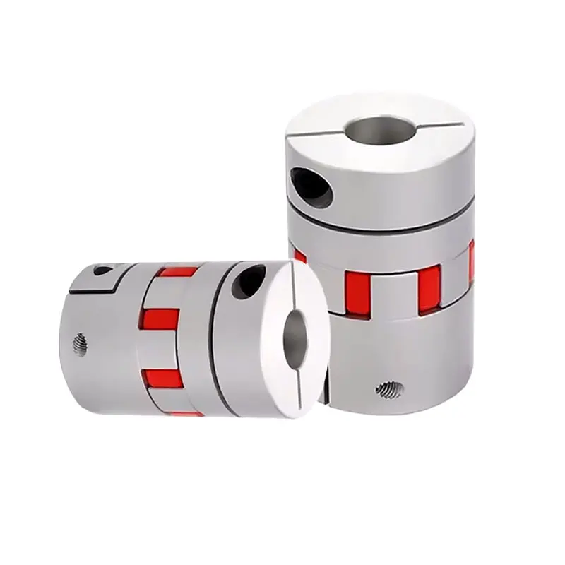 Shaft Coupler Flexible Coupling Shaft Connector 1pc XB D40L55 Three Jaws Couple Aluminium Plum Flexible Shaft Coupling Motor Connector CNC Flexible Couplings 8/9/10/12-22mm