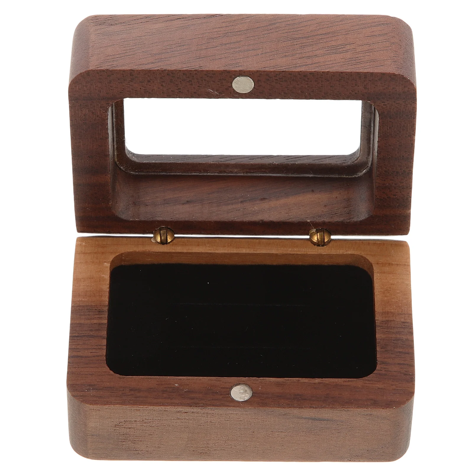 

Коробка для колец из черного ореха