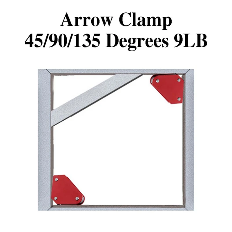 Protractor Strong Magnetic Welding Positioner Right-Angle Magnet Welding Tool 6Pcs magnetic welding holders magnetic welding fixer