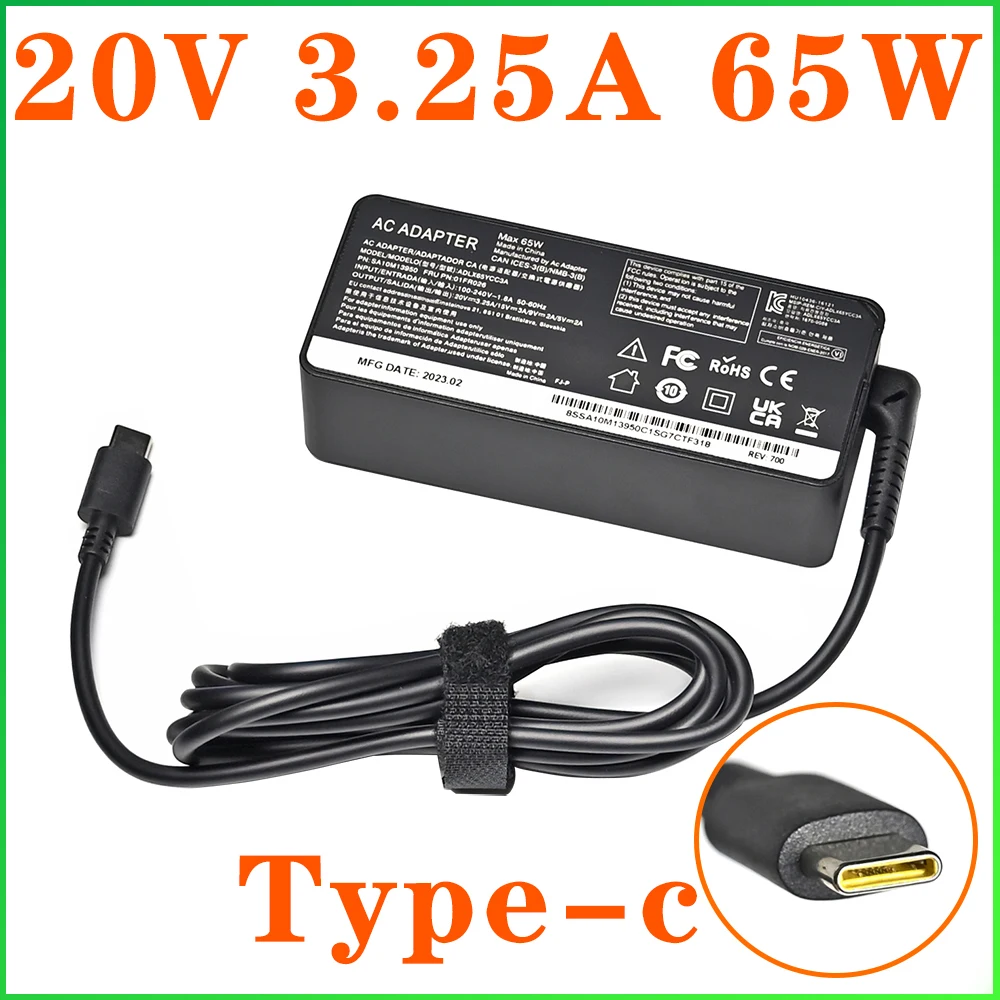 Chargeur Lenovo Type C Model1 20v-3.25a