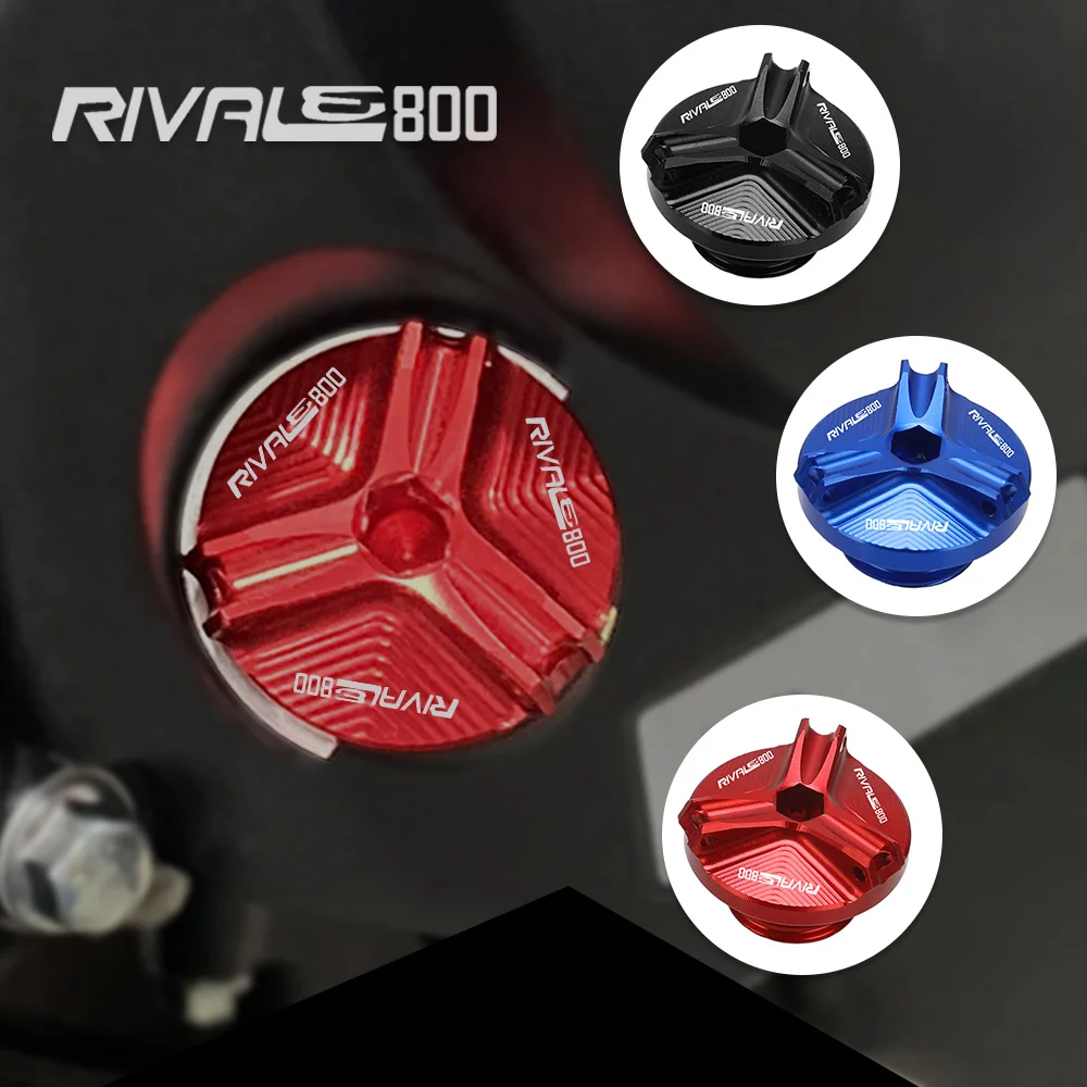 Motorcycle Aluminum Engine Oil Filler Plug Cap Bolt Screw Filler Cove For Mv Agusta Rivale 800 Rivale800 2013-2015 2016 2017