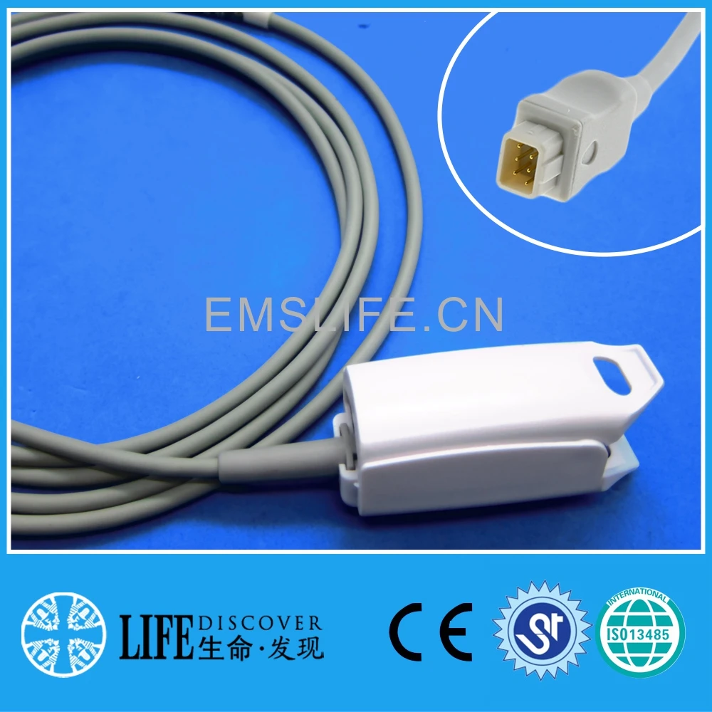 

Reusable adult AWT finger clip spo2 sensor for Konica Minolta Pulsox-300 300i