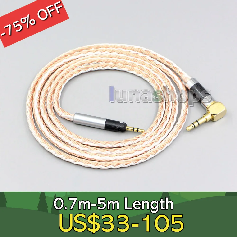 

16-жильный посеребренный OCC смешанный кабель для наушников Sennheiser HD598 HD598se HD559 hd569 hd579 hd599 hd558 hd518 LN006721