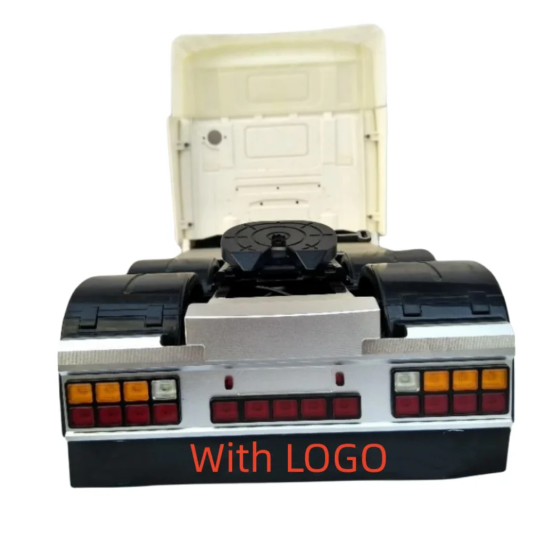 CNC LED Tail Light Group System with Mudguard LOGO Lamp for 1/14 Tamiya RC Truck Trailer SCANIA Actros MAN VOLVO Upgrade Parts 2