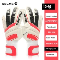 KELME Goalkeeper Gloves Man non-slip Removable fingers Futsal Football Training Gloves Professional Competition Soccer Equipment 2