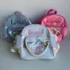Personalized Kindergarten Backpack, Children's Cartoon Backpack, Cute Girl, Love  Wings, Lightweight Baby Backpack 1