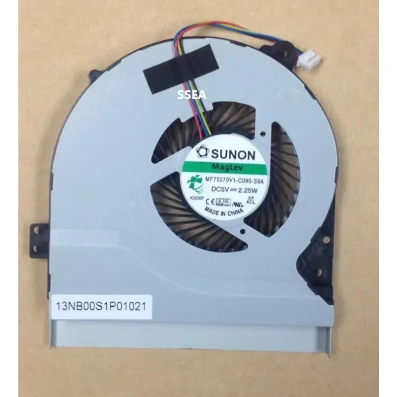 Новый вентилятор ЦП для ноутбука Asus X450 X450CA X550 X550V X550C S56 S550CM X550VC MF75070V1-C090-S9A охлаждающий вентилятор