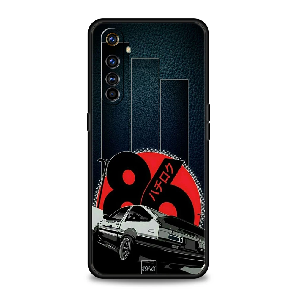 Initial D AE86 Themed Silicone Phone Case Cover