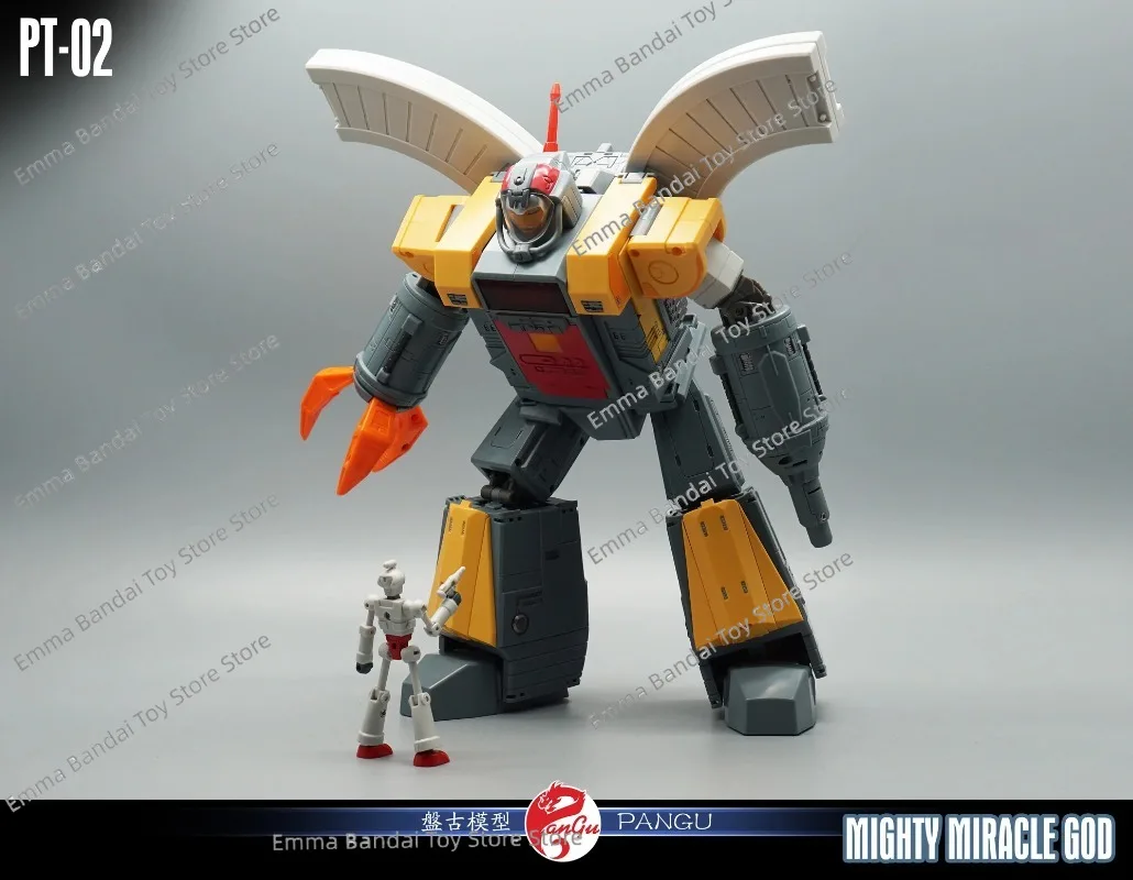 Pangu Transforming Toy PT-02M PT02M God Scale Reduction Defense Fortress Movable Figure Model Statue Birthday Gift In Stock 26CM