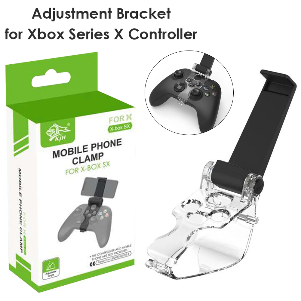 Wireless Controller Phone Holder For Xbox Series S X Controller Foldable Support Clamp Clip Stand Adjustable Bracket for Xbox