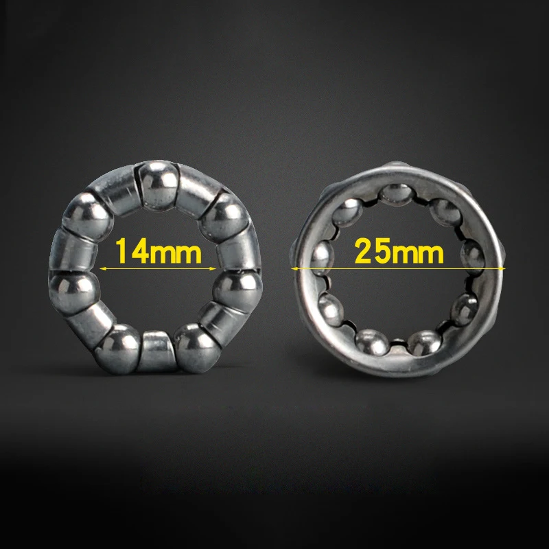 2Pcs Bicycle Wheel Hub Bearings Front And Rear Steel Bearing Bike Headset Ball Bearing Race Repair Accessories Cycling Parts