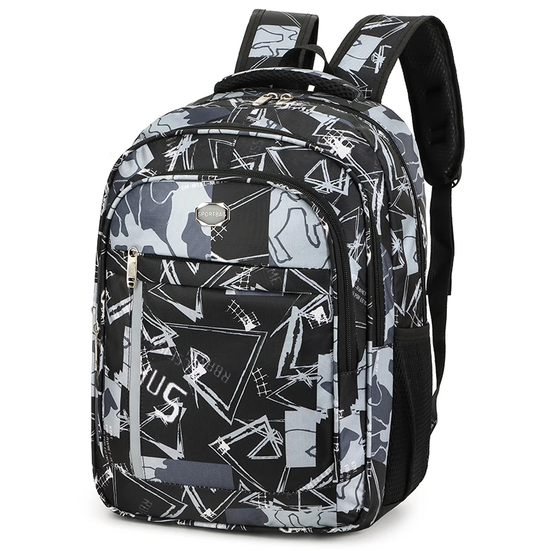 Leisure backpack, fashionable, lightweight, waterproof, travel laptop backpack, large capacity, wear-resistant student backpack