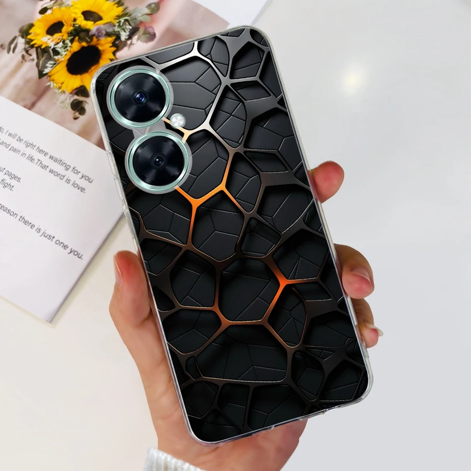Vibrant Painted Clear Soft TPU Silicone Case - Compatible with Huawei Nova 11 Series