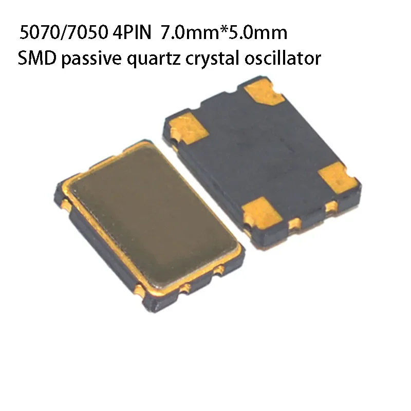10개/묶음 100MHZ 5*7mm 7050 5070-4P SMD 오실레이터 100M 100.000MHZ 3.3V-5V 액티브 크리스탈 오실레이터