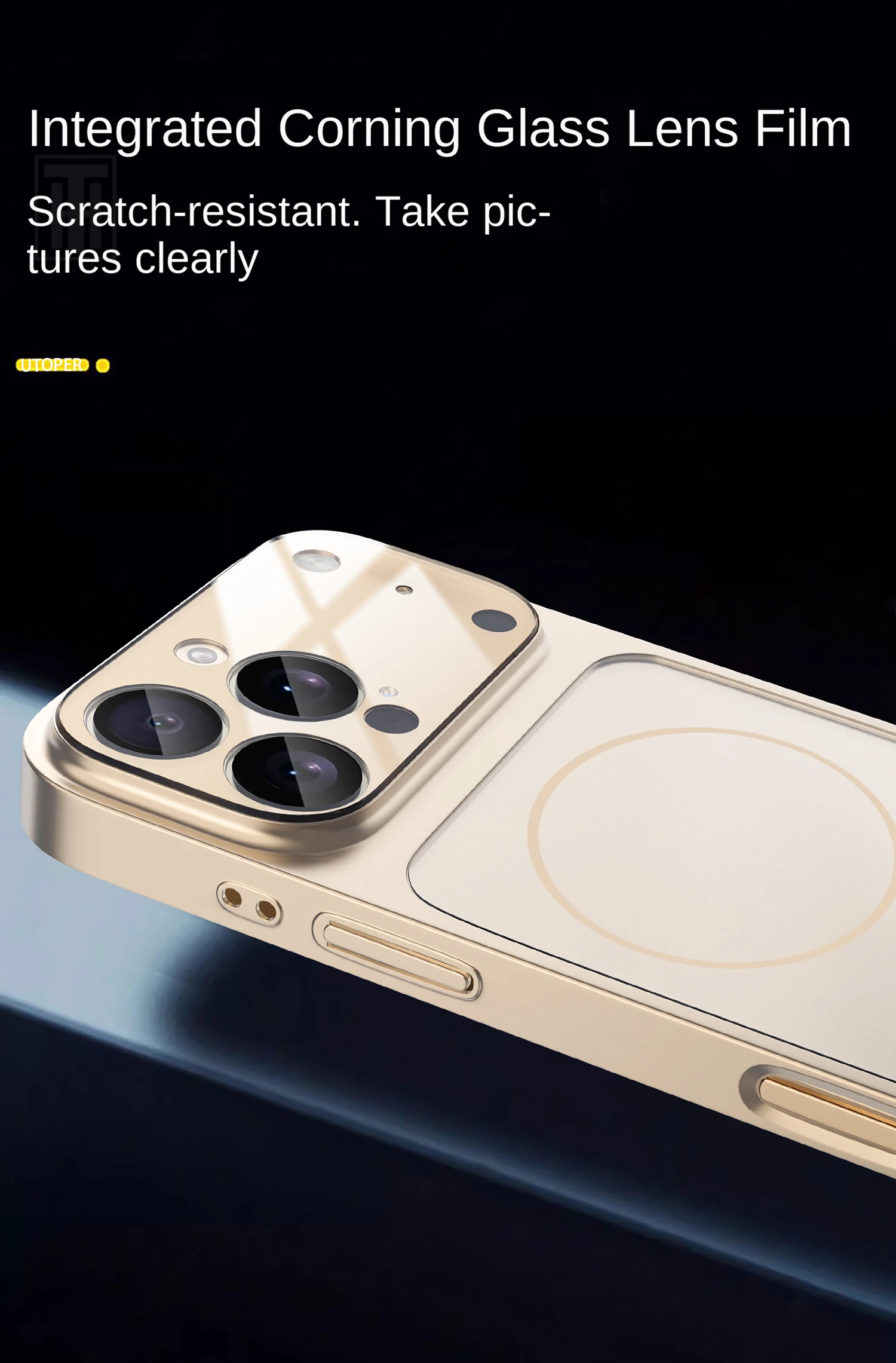 Luxury iPhone Case - Large Frame Glass Lens Protection for iPhone 14151617 Pro Max Magsafe Magnetic PC Hard Cover