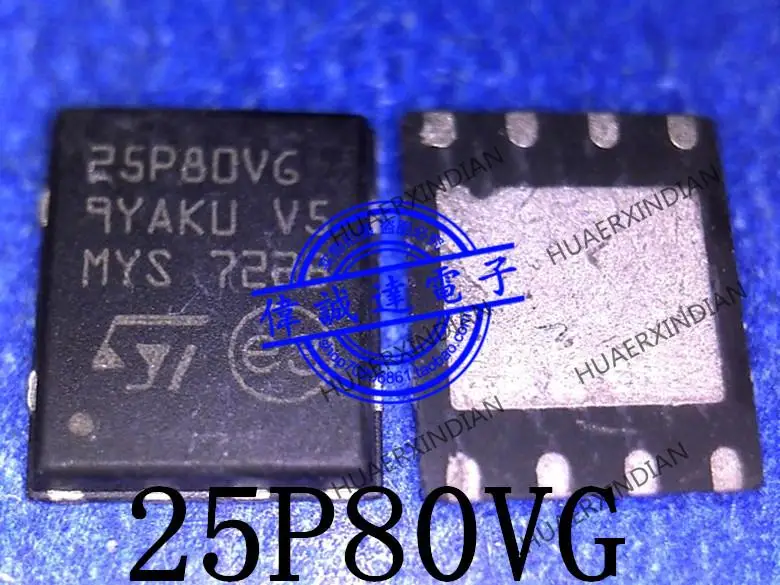 

New Original M25P80-VMP6TG Printing 25P80VG 25P80V6 QFN8 In Stock